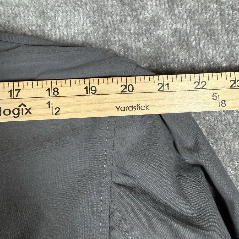 Eddie Bauer‎ Blazer Men's 46 Gray Nylon Spandex Performance Stretch 3 Button